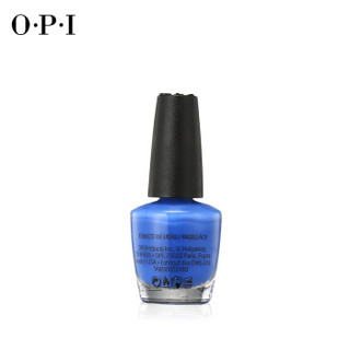 OPI 指甲油瓷蓝 3.75ml 海蓝色 健康显色持久不可撕指甲油