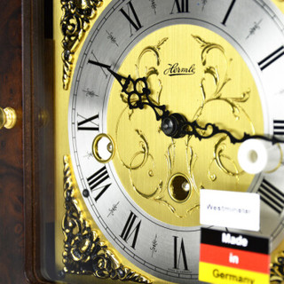 赫姆勒(Hermle)德国原装复古手拎五音簧八天机械座钟台钟 22864-030340