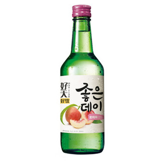 好天好饮（GOODDAY）韩国烧酒原瓶进口 蜜桃味配制酒13.5度360ml*6瓶整箱装