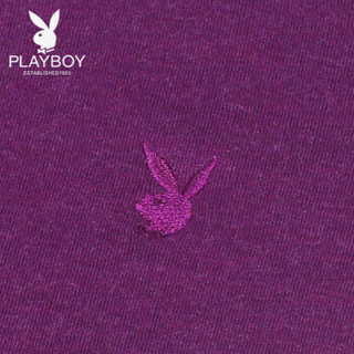 花花公子(PLAYBOY)8202保暖内衣女套装加绒加厚棉中高领中老年秋冬情侣秋衣秋裤女士保暖套装紫色L