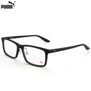 彪马(PUMA)眼镜框男 镜架 透明镜片黑色镜框PE0104O 001 55mm