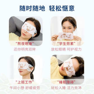 MINISO 名创优品 故宫宫廷花鸟发热蒸汽眼罩家庭装10+2片(无香)（混）眼部热敷眼罩