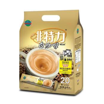 啡特力 速溶咖啡 特浓白咖啡 800g（40g*20条）