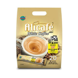 Alicafe 啡特力 速溶三合一咖啡粉 便携进口冲调饮品 特浓白咖啡800g(40g*20条)