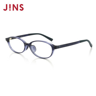 日本睛姿（JINS）防蓝光辐射眼镜 电脑护目镜学生儿童专用眼镜平光眼镜男女款 TR90101午夜蓝