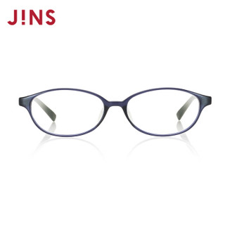 日本睛姿（JINS）防蓝光辐射眼镜 电脑护目镜学生儿童专用眼镜平光眼镜男女款 TR90101午夜蓝
