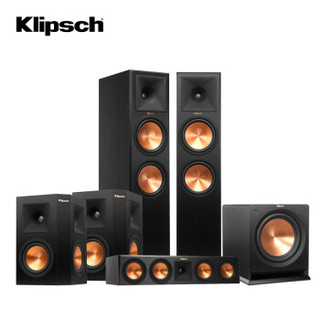 杰士（Klipsch）RP 系列 音箱 音响5.1家庭影院套装 HIFI 高保真 （黑色）
