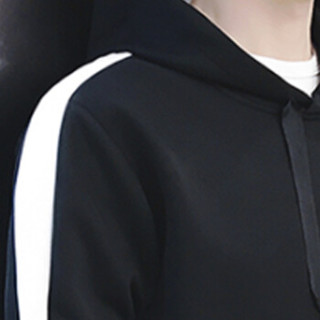 俞兆林（YUZHAOLIN）卫衣套装 男士时尚休闲连帽运动长袖卫衣A102-DS53黑白3XL