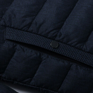 南极人短款羽绒服男士立领羽绒衣保暖休闲服上衣外套 MYJ15-298 蓝色 180/XL