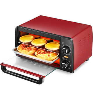 康佳（KONKA）电烤箱小型家用电器多功能12L迷你烘焙机小烤箱家庭用烤炉家电 KAO-1208