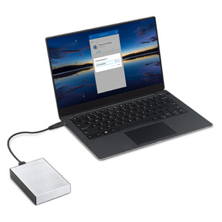 希捷(Seagate)4TB USB3.0移动硬盘 新睿品 2.5英寸 (海量存储 自动备份 金属拉丝) 月光银+数据救援服务2年版