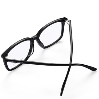 葆蝶家(BOTTEGA VENETA)眼镜框男 镜架 透明镜片黑色镜框BV0227OA 001 56mm