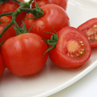 绿鲜知 串收小番茄 串红小西红柿 约500g 新鲜蔬菜