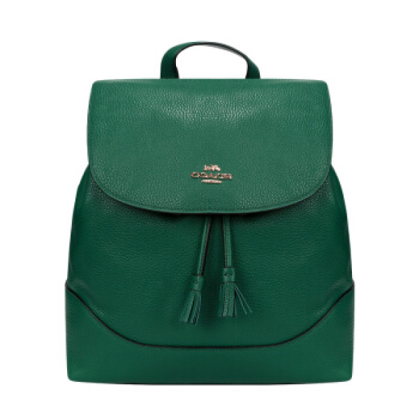 商品coach 蔻驰 奢侈品 女士皮质绿色双肩背包 f72645 imjad