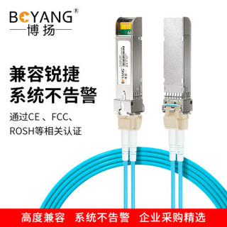 博扬（BOYANG）SFP+光纤模块 10G光模块万兆多模双纤 850nm传输300米 兼容锐捷 BY-10GM14