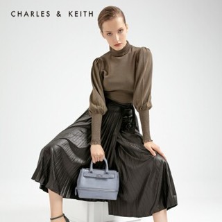 CHARLES＆KEITH CK2-31190004 女士金属扣饰手提单肩包