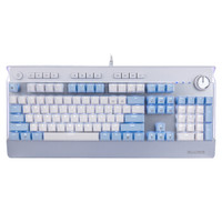 SADES 赛德斯 雷刃 机械键盘 白蓝色 白光 青轴