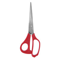 三木 效率王系列 178mm不锈钢办公家用生活剪刀/家用裁缝剪 红色 P73
