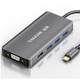 SAMZHE山泽 Type-C扩展坞（USB3.0*3+HDMI+VGA）