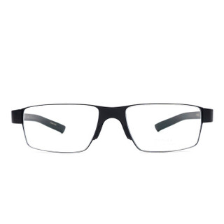 PORSCHE DESIGN保时捷 光学老花镜眼镜架 男款生物钢超轻商务眼镜框全框 P8813A 黑色-100度 52mm