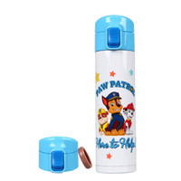 汪汪队立大功（PAW PATROL）儿童保温杯304不锈钢双层内胆男女学生便携直饮水杯350ml 浅蓝色