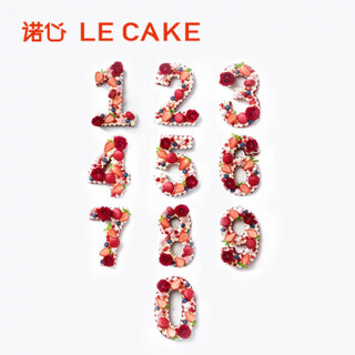 诺心 LECAKE 数字蛋糕 数字2