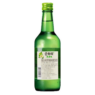 韩国进口 乐天（Lotte）初饮初乐 苹果味配制酒 烧酒  果味酒 组合装 360ml*4瓶