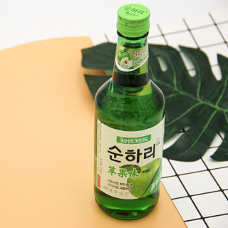 韩国进口 乐天（Lotte）初饮初乐 苹果味配制酒 烧酒  果味酒 组合装 360ml*4瓶