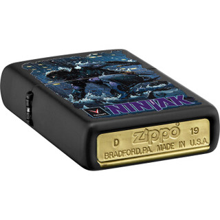 之宝（ZIPPO）打火机 忍者K-雨夜杀影 质感哑漆 精致彩印 218-C-000060 煤油防风火机