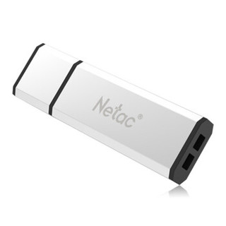 朗科（Netac）USB2.0 安卓手机 U盘U211S 双接口全金属直插式迷你优盘 浅灰色 16GB  单个装