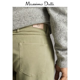 Massimo Dutti 00040040500 男士修身麻质长裤