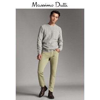 Massimo Dutti 00040040500 男士修身麻质长裤