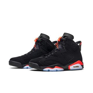 AIR JORDAN 正代系列 Air Jordan 6 中性篮球鞋 384664-060 黑红 38