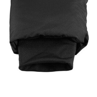 匹克（PEAK)男款休闲保暖厚棉衣舒适运动外套 DF584021 黑色 XL码