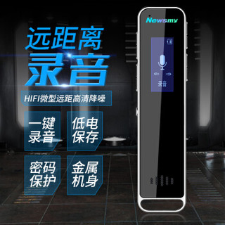 纽曼（Newsmy）录音笔 RV51 经典实用HIFI 微型远距高清降噪 学习培训商务会议录音速记 mini 8G黑色