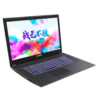 Hasee 神舟 战神 GX7-CT5DS 17.3英寸 笔记本电脑 (黑色、酷睿i5-9400、16GB、512GB SSD、GTX 1660Ti 6G)