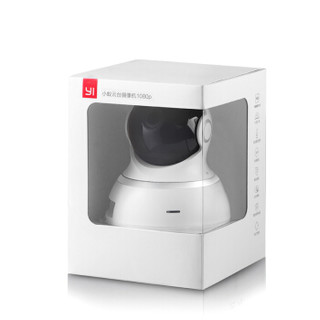 小蚁（YI）智能摄像机云台版1080P白色+64G高速内存卡套装