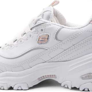 斯凯奇 SKECHERS 女子 熊猫鞋 D’LITES系列时尚绑带运动鞋 运动 休闲鞋 11931/WPK 36码 US6码