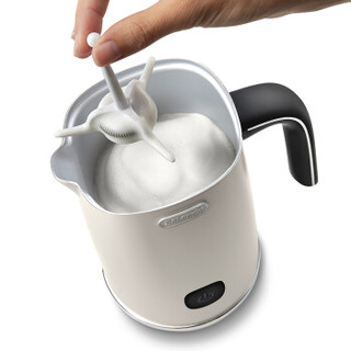 德龙（Delonghi）咖啡机 奶泡机 家用商用办公室 全自动冷热奶泡机 咖啡奶泡 EMFI.W 珍珠白