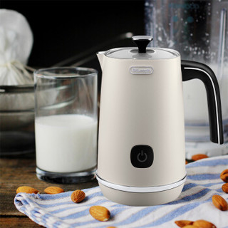 德龙（Delonghi）咖啡机 奶泡机 家用商用办公室 全自动冷热奶泡机 咖啡奶泡 EMFI.W 珍珠白