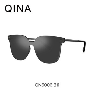 QINA亓那2019新款墨镜女韩版潮迪丽热巴同款太阳镜QN5006 QN5006B11