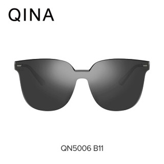 QINA亓那2019新款墨镜女韩版潮迪丽热巴同款太阳镜QN5006 QN5006B11