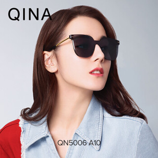 QINA亓那2019新款墨镜女韩版潮迪丽热巴同款太阳镜QN5006 QN5006A10