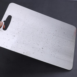 御良材 304不锈钢砧板 案板 菜板 面板 水果板 珍材系列 YD304-A3 (46*30*0.2cm)