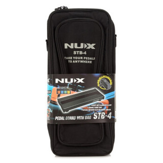Nux 单块效果器板子 轨迹板 单块轨道板 配效果器包 魔术贴 音频线 STB-4 黑色
