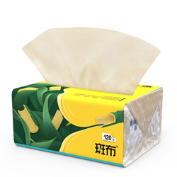 斑布（ BABO） BASE系列 3层120抽面巾纸抽纸*3包量贩装（本色抽纸 无漂白竹浆 母婴可用）