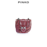 PINKO 品高 1P21J2Y5W4 R35 铆钉马鞍包 红色