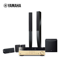 雅马哈（YAMAHA）NS-PA41+RX-V377 音箱音响 5.1家庭影院组合套装家用客厅功放机（七件套）功放金色