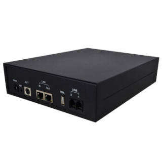 先尚(CimFAX)传真服务器 专业双线版T5S(CF-P42A6) 200用户 16GB 无纸传真机 高速33.6K 网络传真机