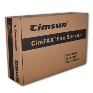 先尚(CimFAX)传真服务器 专业双线版T5S(CF-P42A6) 200用户 16GB 无纸传真机 高速33.6K 网络传真机